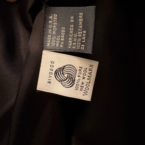 Ralph Lauren Double Breasted Blazer with Crest NWT Size 16 Retail $698 - Picture 6 of 8